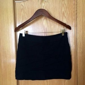 Black mini skirt by Express